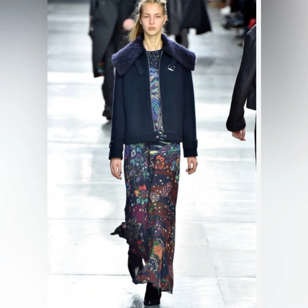 Paul Smith AW18 Runway Celestial Landscape Print Maxi Dress IT42 US6 $995 - Picture 2 of 8